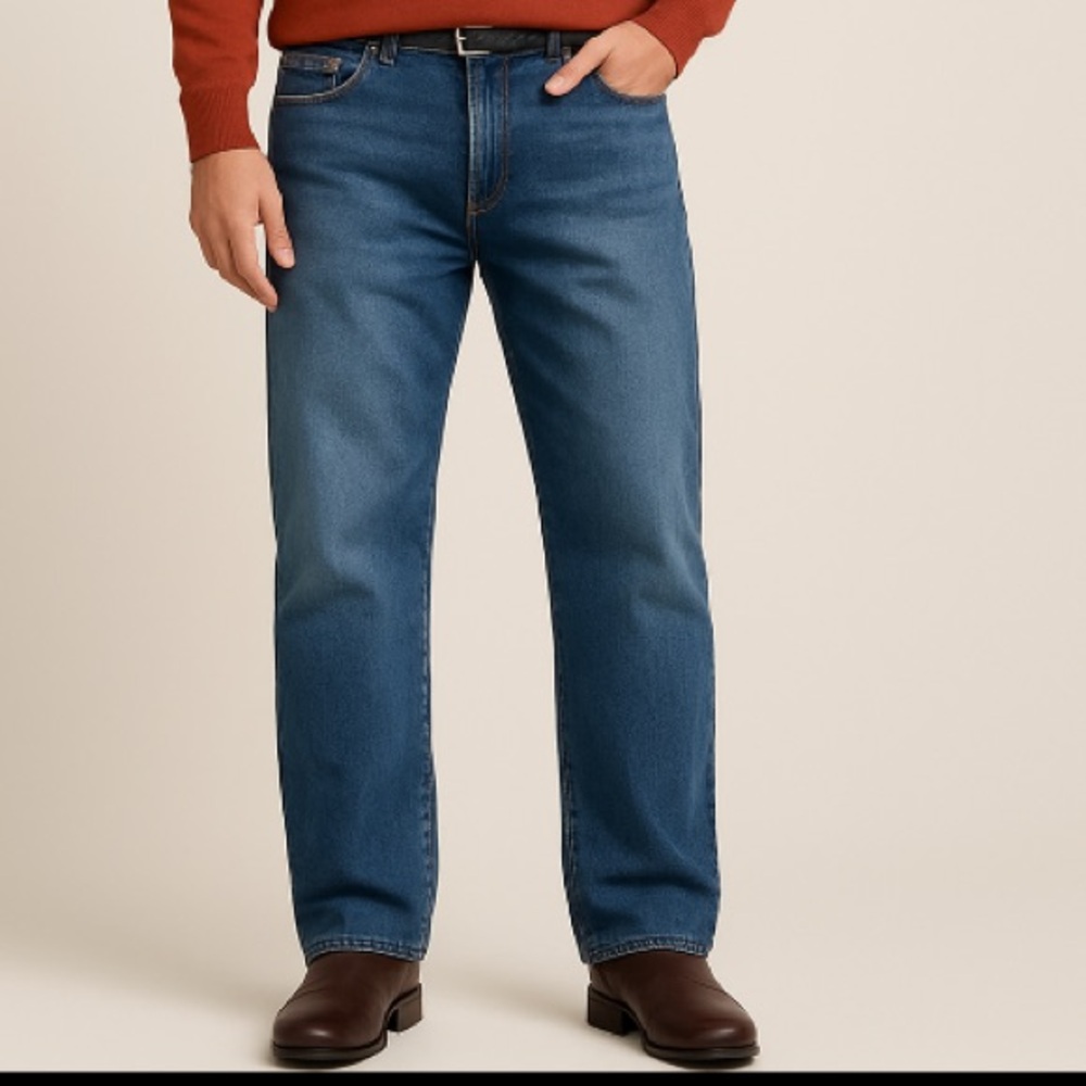 Men’s Signature by Levi Strauss Jeans – W36 L34 – Hemmed Straight Leg